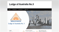 Desktop Screenshot of lodgeofaustralia.com